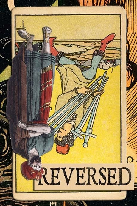 Reversed Seven of Swords Meanings - ⚜️ Cardarium ⚜️