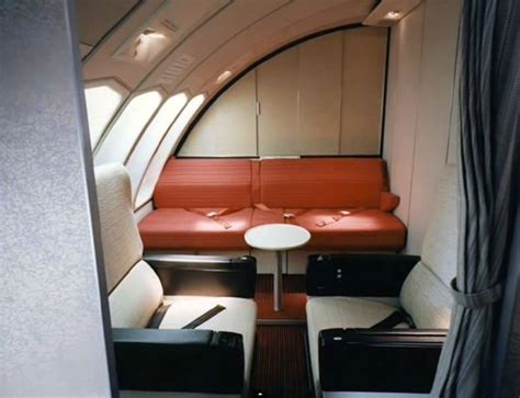 American Airlines First Class Lounge on Boeing 747 | 50's 60's mad men ...