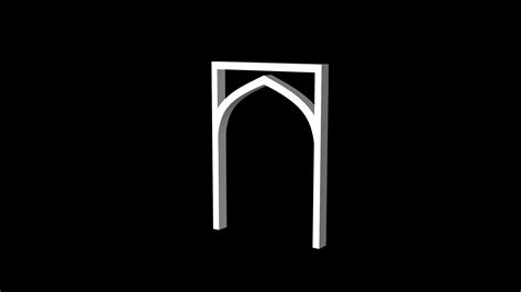 Arab and Muslim islamic architecture 3D model free download - Door Frame - MTC TUTORIALS