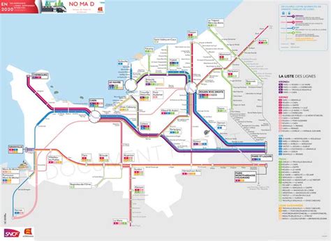 Normandy train map - Freewheeling France