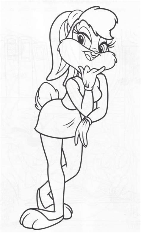 Bugs Bunny And Lola Bunny Coloring Pages - Coloring Home