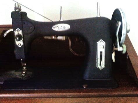 Antique Treasures: White Rotary Sewing Machine