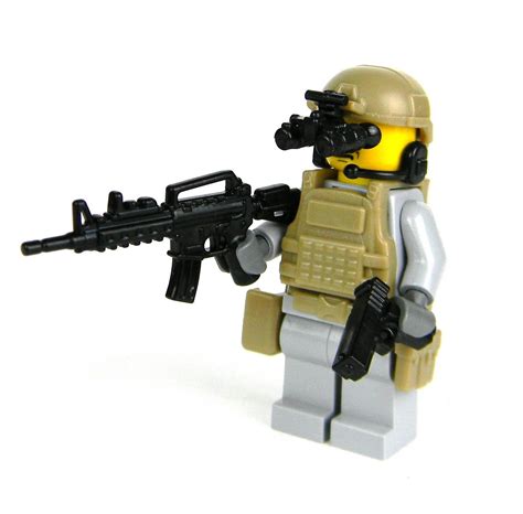 Amazon.com: US Army Ranger Soldier - Battle Brick Custom Minifigure: Toys & Games | Lego war ...