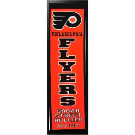 Encore Select 290-17 Philadelphia Flyers Logo History Felt Banner - 14 x 37 in., 1 - Kroger