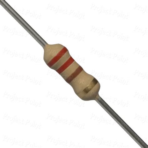 220 Ohm 0.25W Carbon Film Resistor 5%, CFR, 220E, 220R, Color Code Resistor, Color Ring Resistor ...