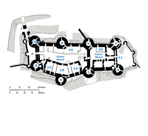 Great Castles - Conwy Castle Floor Plan