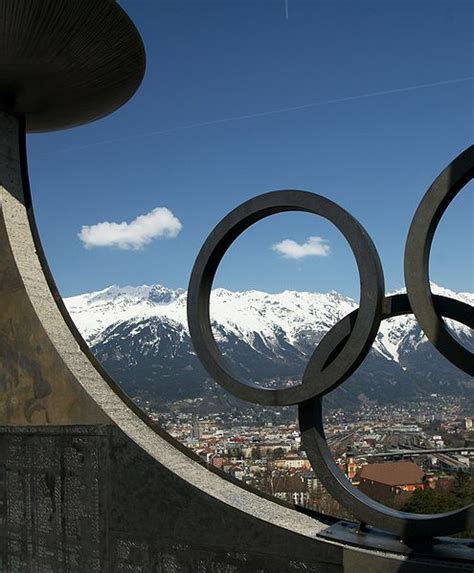 Olympic Rings and Torch, Innsbruck Austria--beautiful place to visit ...