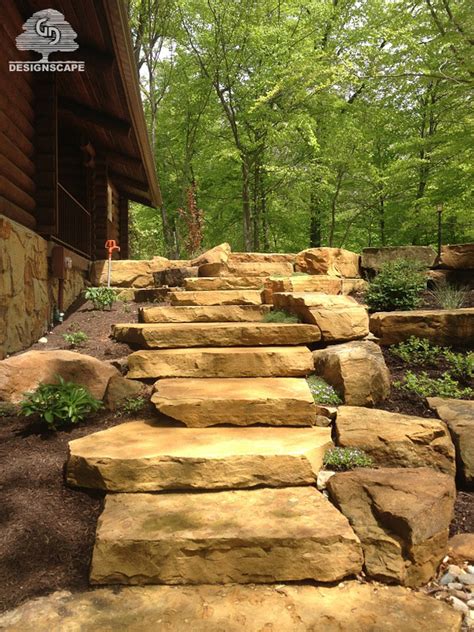 -In The Spirit of Stone: Natural Stone Steps – DESIGNSCAPE