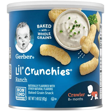 Gerber Ranch Baby Snack, 1.48 oz Canister - Walmart.com - Walmart.com