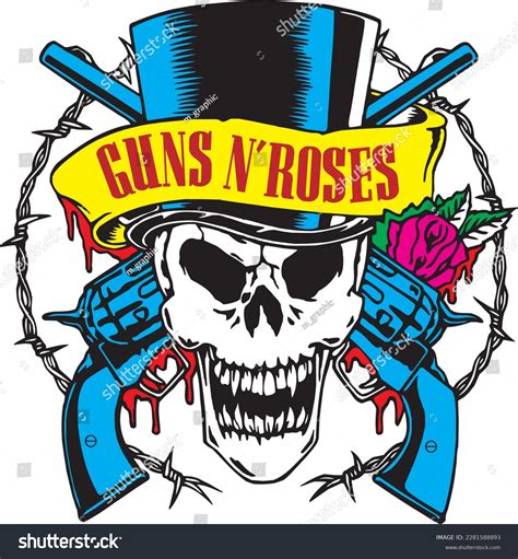 520 Guns Roses Logo Images, Stock Photos & Vectors | Shutterstock