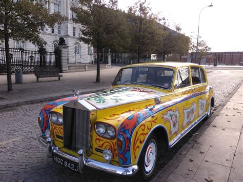 I saw this in Liverpool. It's a replica of the John Lennon's rolls Royce, it gives tour's that ...