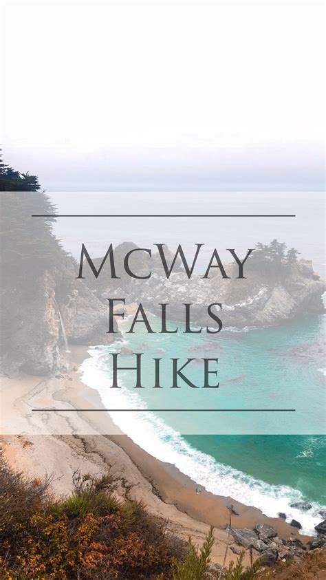 McWay Falls Hike | Mcway falls, Mcway falls california, Fall hiking