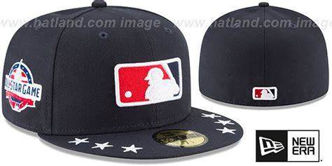 Umpire 2018 MLB ALL-STAR WORKOUT Navy Fitted Hat by New Era