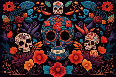 dia Delaware los muertos antecedentes día de el muerto Arte decoración ...