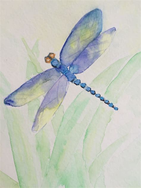 Watercolor Dragonfly by Marjie Davis Feb 2015