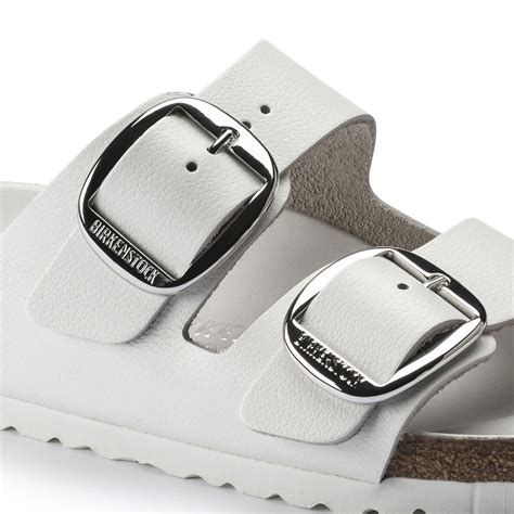 Arizona Big Buckle Leather White | BIRKENSTOCK