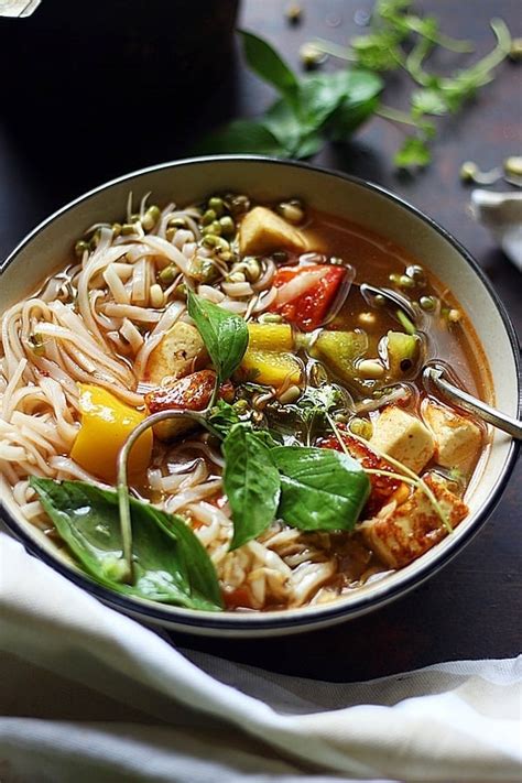 Vegan Pho (Vietnamese Noodle Soup) | Cook Click N Devour!!!