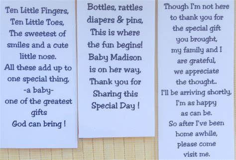 Personalized Bookmarks Baby Shower Bookmark favors baby