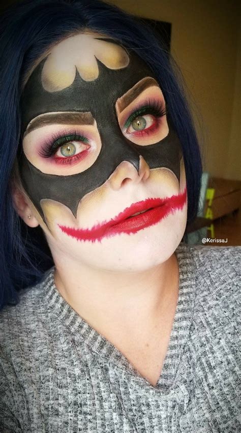 Batman and Joker makeup | Joker makeup, Batman makeup, Makeup