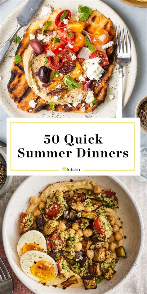 53 Summer Dinner Recipes for Hot Days | Summer recipes dinner, Healthy summer dinner recipes ...