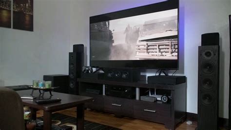 My entry level 5.1.2 atmos setup. Onkyo + Andrew jones. : r/hometheater