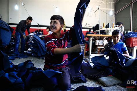 Syrian refugee children labor in Turkish factories — AP Photos