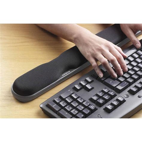 Kensington 22701 Height Adjustable Gel Keyboard Wrist Rest Black