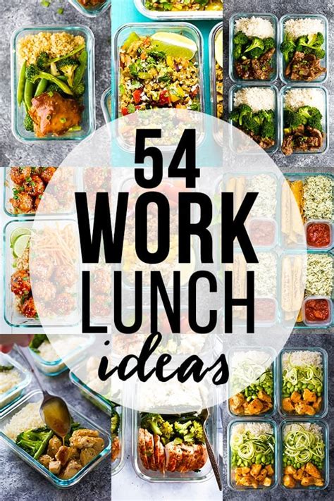 54 Healthy Lunch Ideas For Work