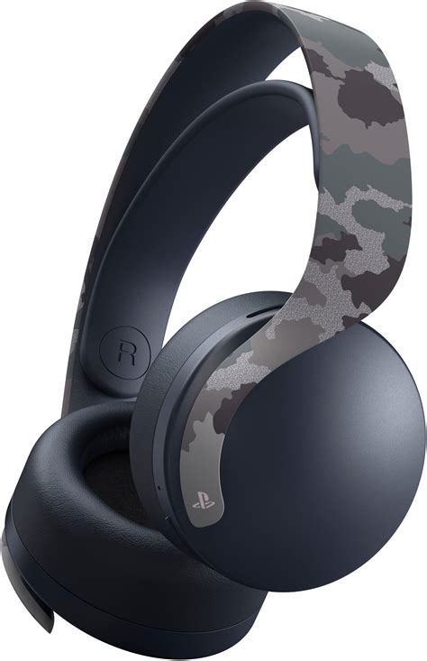 Sony Pulse 3d Wireless Headset For Ps5, Ps4, And Pc - Gray Camouflage ...