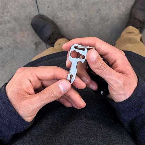 MyKey 2.0 Titanium Key Multi Tool with Over 20 Tools | Gadgetsin