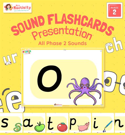 Phase 2 Sounds Flashcard PowerPoint | Phase 2 Phonics Resources