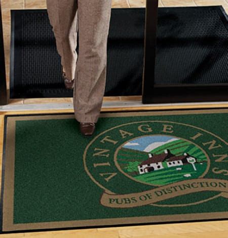 Logo Floor Mats for business. Commercial floor mats with logo