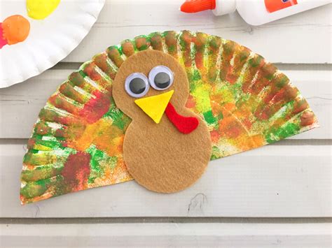 Turkey Paper Plate Craft Printable - Get What You Need For Free