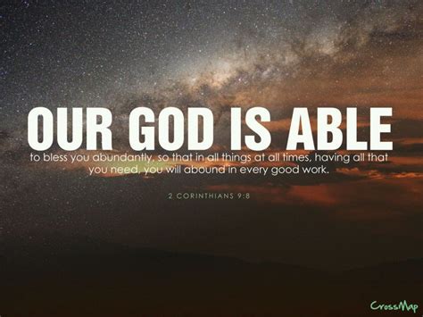 Our God is able | Scripture, Bible scriptures, God