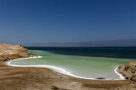 Lake Assal Crater Lake in the Central Djibouti