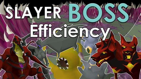 Which Slayer Bosses Are Efficient To Kill? [Old School Runescape Comparison] - YouTube