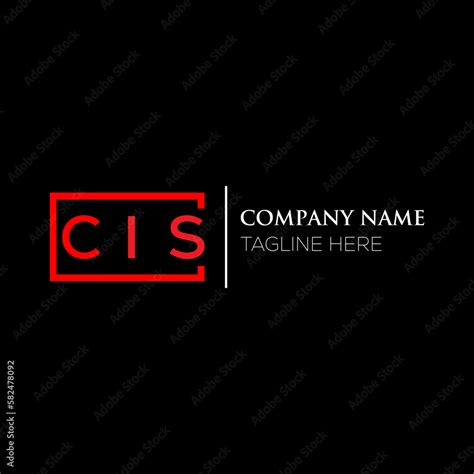 CIS letter logo design on black background. CIS creative initials letter logo concept. CIS ...