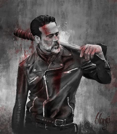 How To Draw Anime Negan From The Walking Dead - Negan - The Walking ...