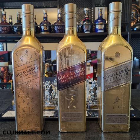 Johnnie Walker Gold Label Reserve Set of 3 75CL Each - CLUB MALT