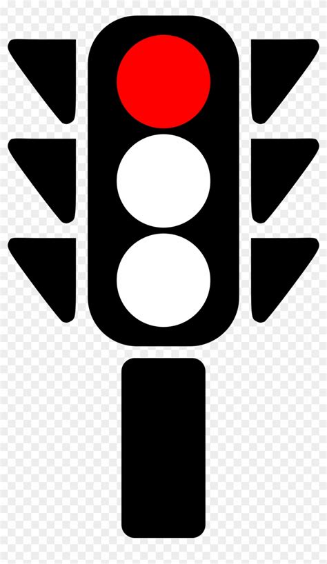 Semaphore Red Light - Red Traffic Light Icon - Free Transparent PNG ...