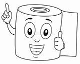 Toilet Paper Colouring Pages Sketch Coloring Page sketch template