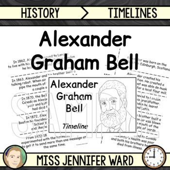 Alexander Graham Bell Timeline Activity by Classroom Kitty | TpT