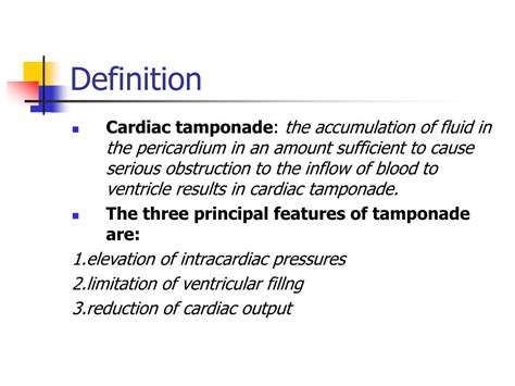 PPT - Anesthesia with Cardiac Tamponade PowerPoint Presentation - ID:299640