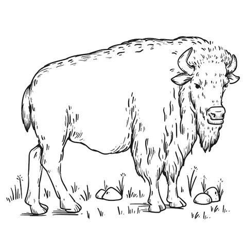 Outline Of A Buffalo at geneliblog Blog