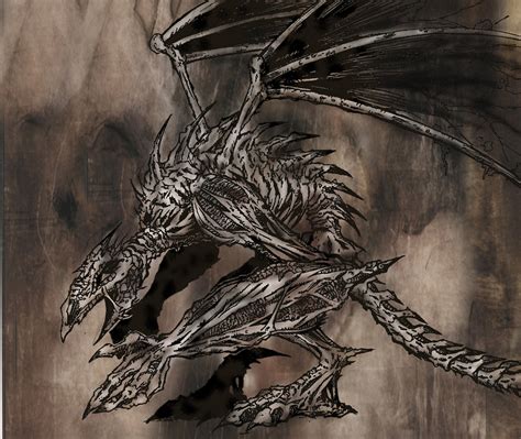 winged demon by stvnhthr on DeviantArt