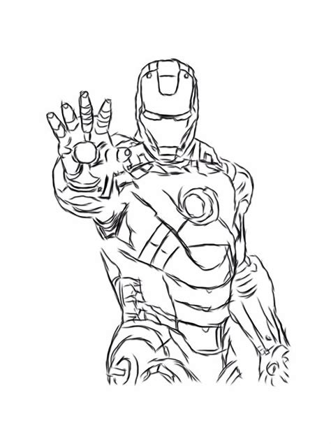 Iron Man Coloring Pages - Learny Kids