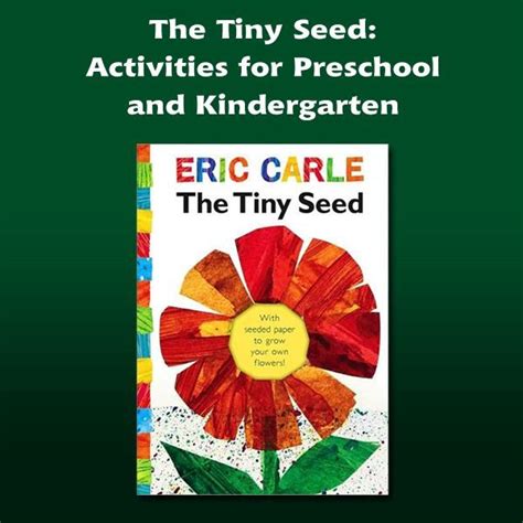 The Tiny Seed Activities for the Preschool or Elementary Classroom | Tiny seed activities ...