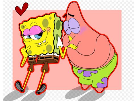 Spongebob And Patrick Kissing In Bed