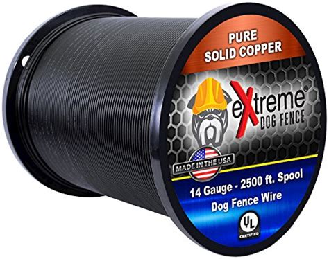 Buy Universally Compatible Underground Fence Wire - 2500 Feet of 14 Gauge Wire for All Models of ...