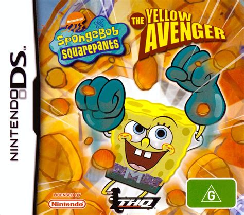 SpongeBob SquarePants: The Yellow Avenger box covers - MobyGames